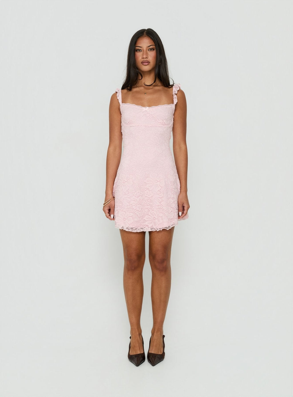 DressNovel Beacall Mini Dress Light Pink