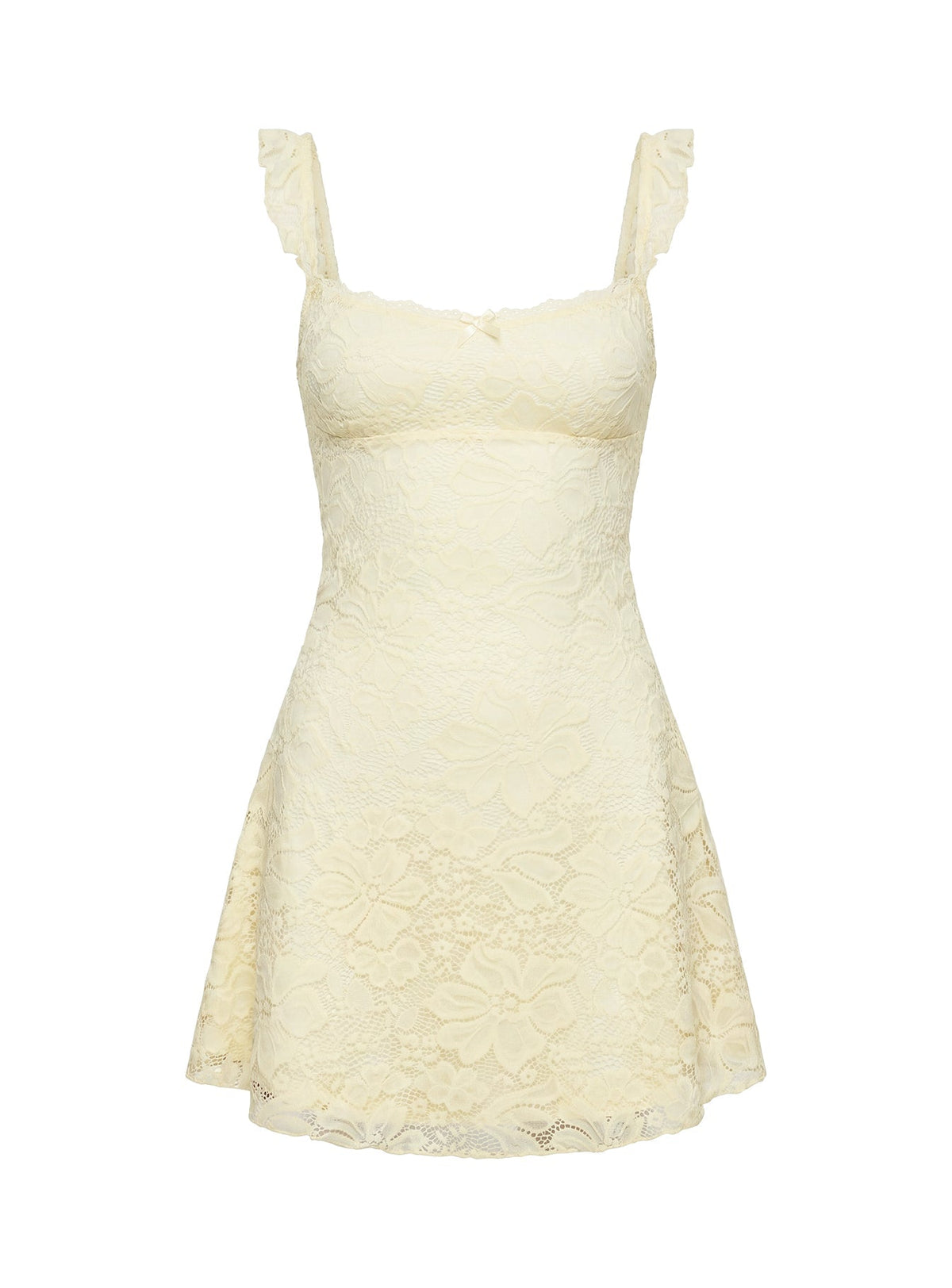 DressNovel Beacall Mini Dress Lemon