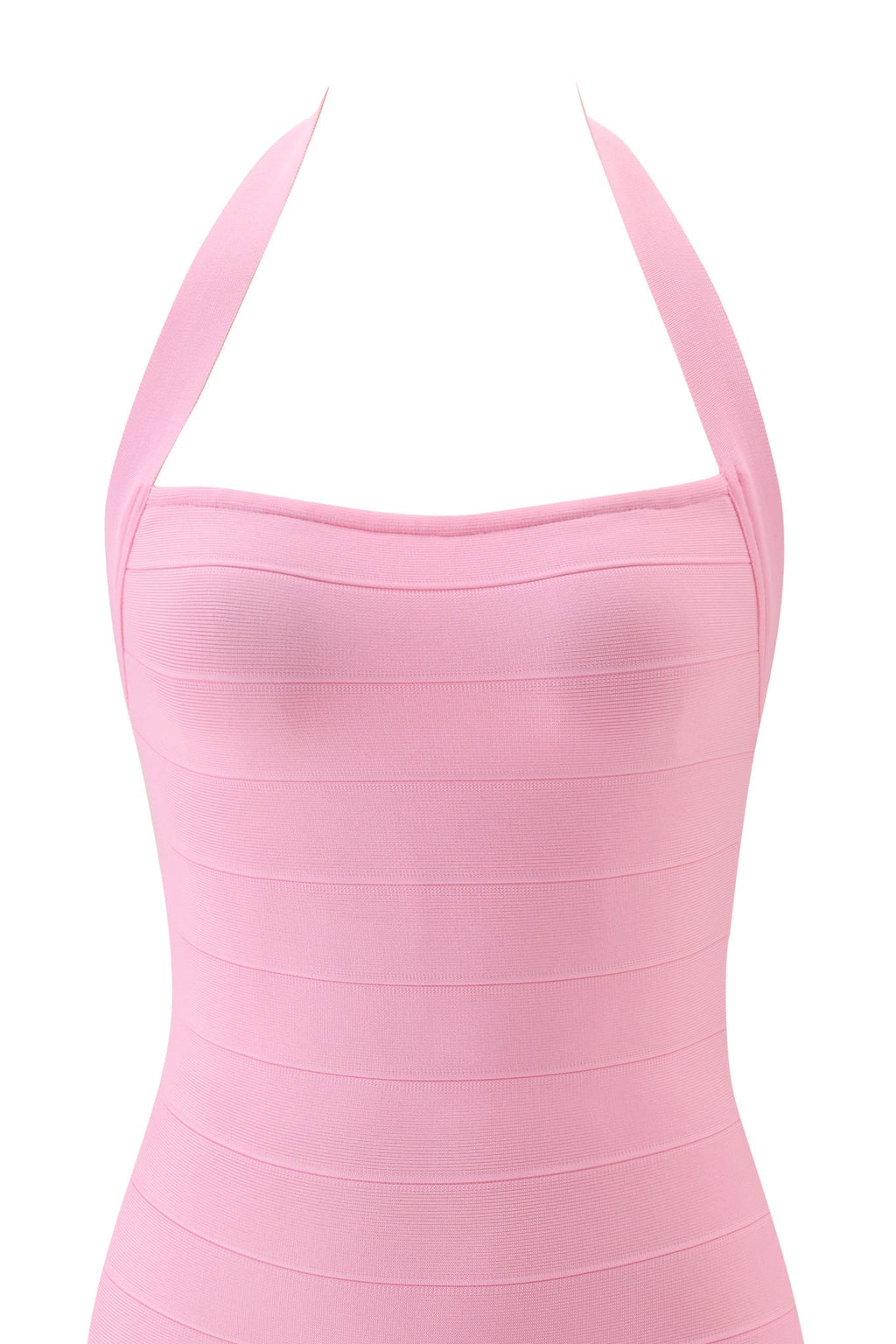 DressNovel AIDEN BANDAGE MINI DRESS - PINK